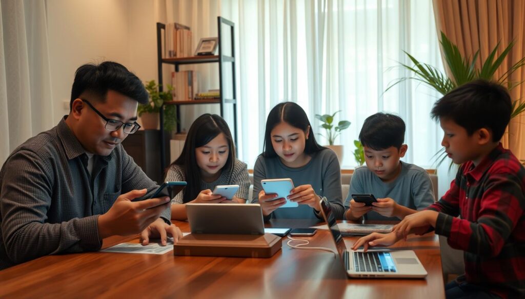 Penggunaan Teknologi dalam Keluarga
