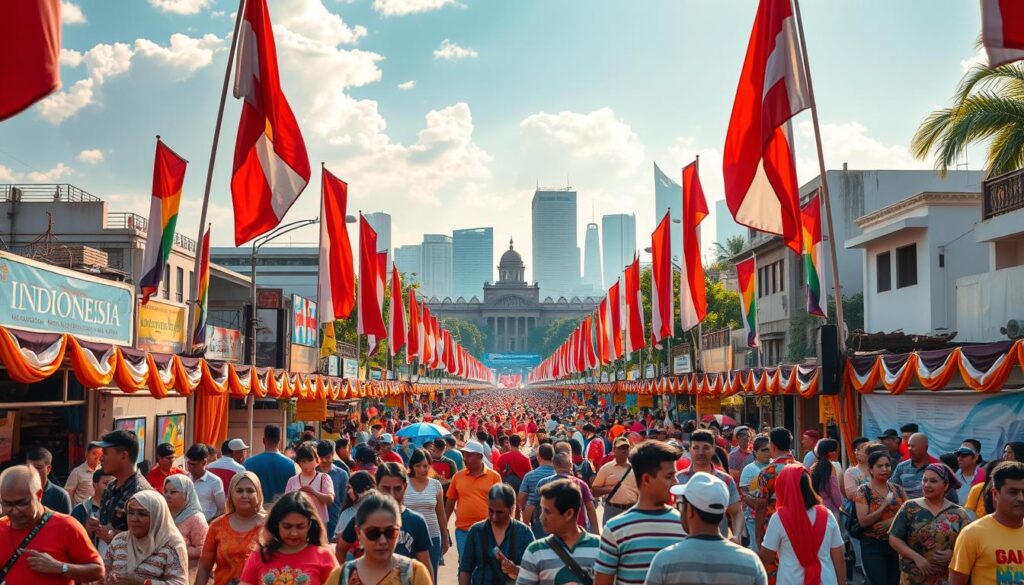 Perayaan Hari Kemerdekaan di Surabaya
