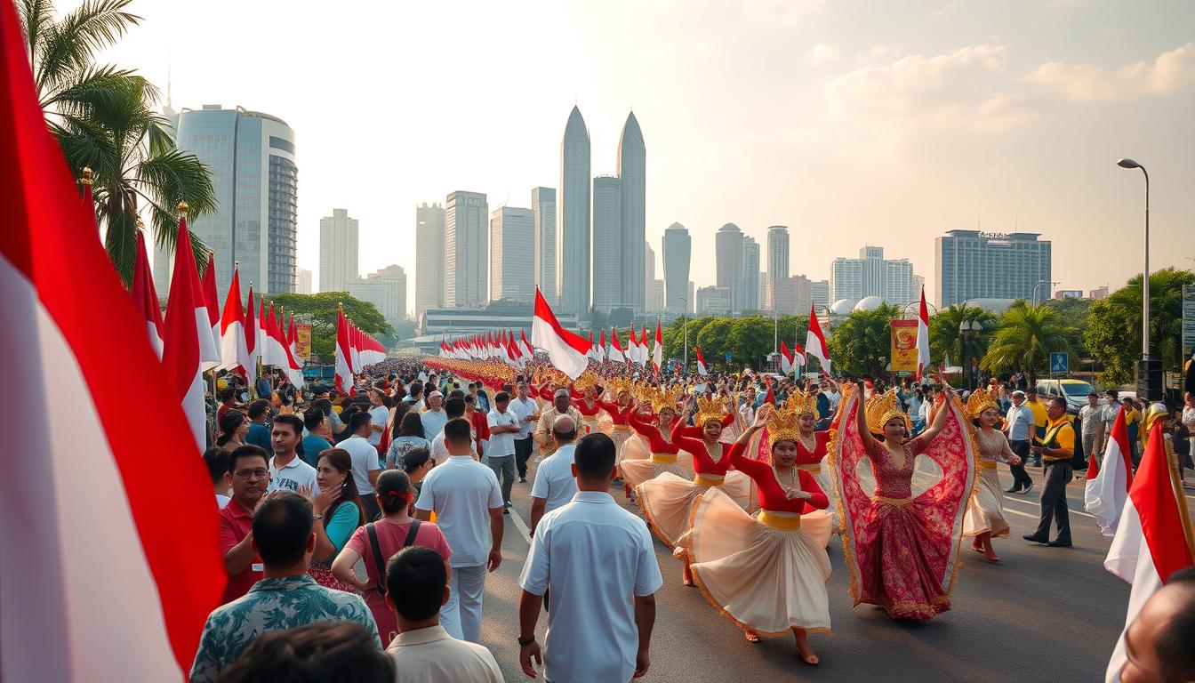 Perayaan Hari Kemerdekaan di Surabaya, Penuh Semangat