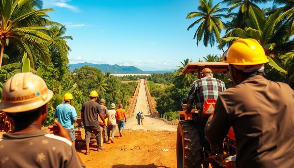 TNI Bangun Infrastruktur di Perbatasan RI–PNG