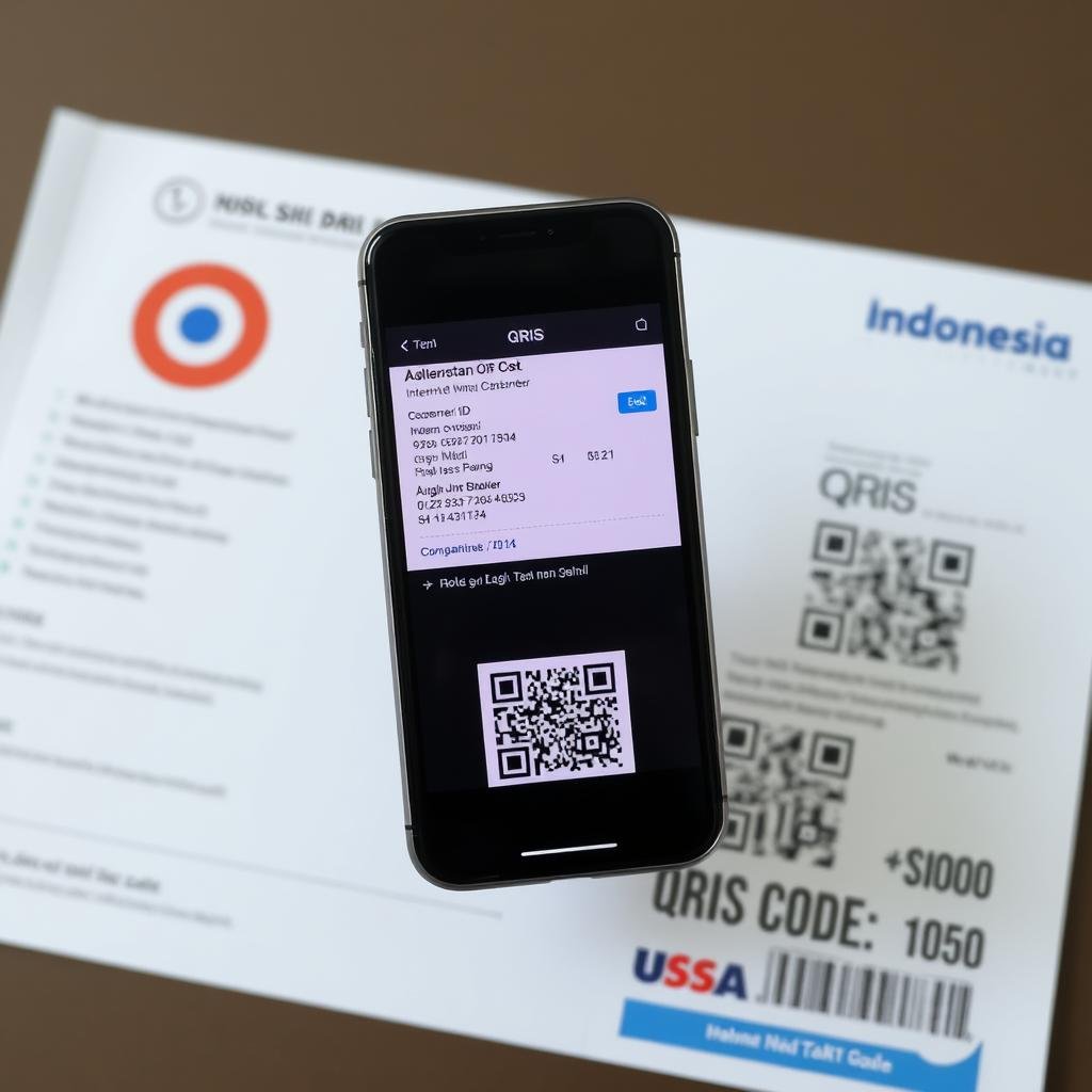 Contoh pembayaran tagihan internet dengan QRIS Contoh pembayaran tagihan internet dengan QRIS
