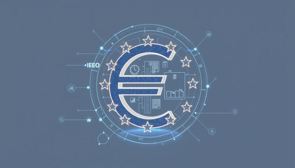 Konsep Digital Euro sebagai mata uang digital bank sentral dengan fitur keamanan dan privasi Konsep Digital Euro sebagai mata uang digital bank sentral dengan fitur keamanan dan privasi