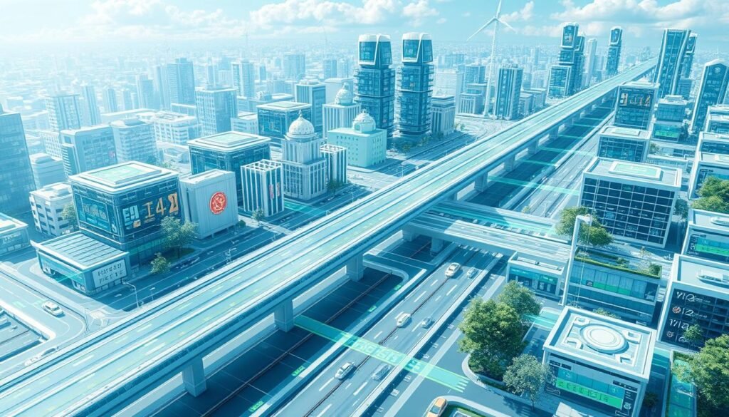 Konsep smart city dengan integrasi teknologi digital untuk efisiensi dan keberlanjutan Konsep smart city dengan integrasi teknologi digital untuk efisiensi dan keberlanjutan