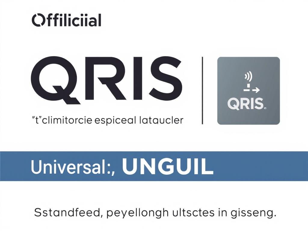 Logo QRIS dengan tagline UNGGUL (Universal, Gampang, Untung, Langsung) Logo QRIS dengan tagline UNGGUL (Universal, Gampang, Untung, Langsung)