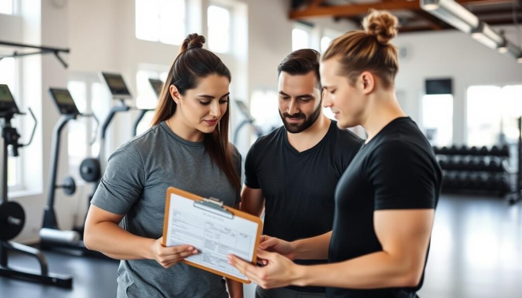 Pelatih membantu menyusun program latihan aman untuk menghindari overtraining Pelatih membantu menyusun program latihan aman untuk menghindari overtraining