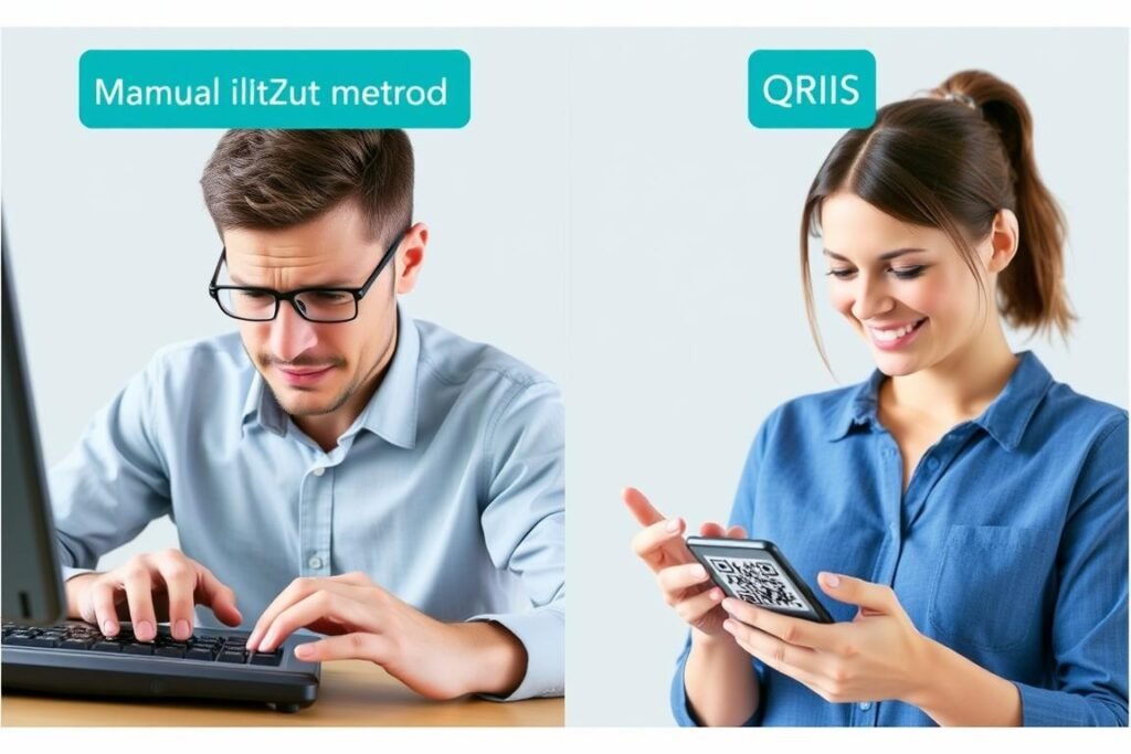 Perbandingan input manual vs scan QRIS untuk pembayaran tagihan rutin Perbandingan input manual vs scan QRIS untuk pembayaran tagihan rutin