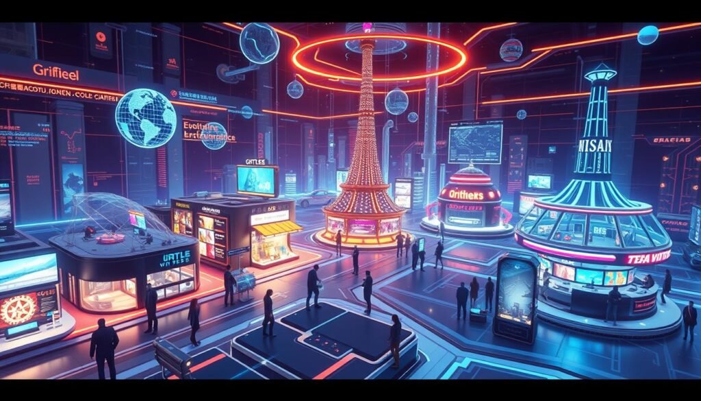Visualisasi metaverse dan dampak ekonominya pada berbagai sektor industri Visualisasi metaverse dan dampak ekonominya pada berbagai sektor industri